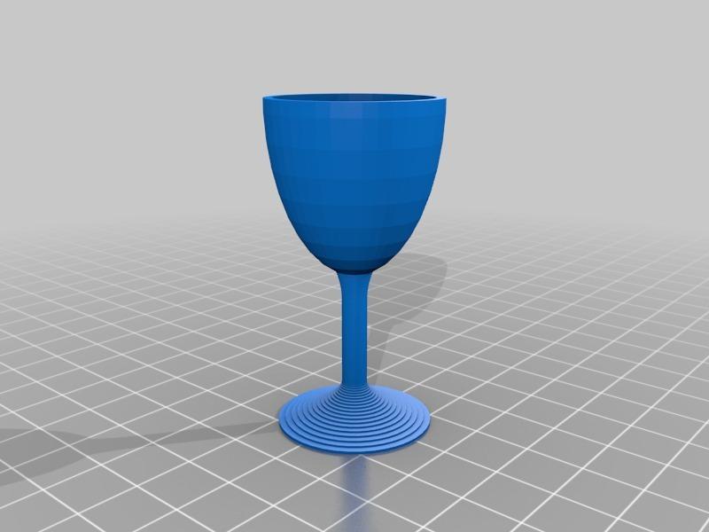 Simple wine glass
