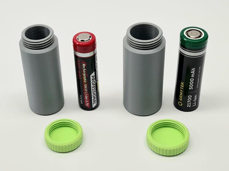 18650 21700 Akku Container