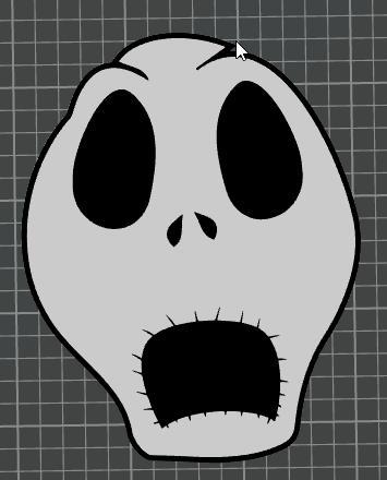 Jack Skellington face #1 - AMS READY