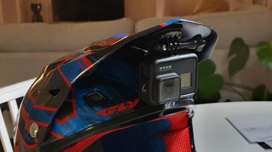 FLY F2 helmet Gopro camera mount