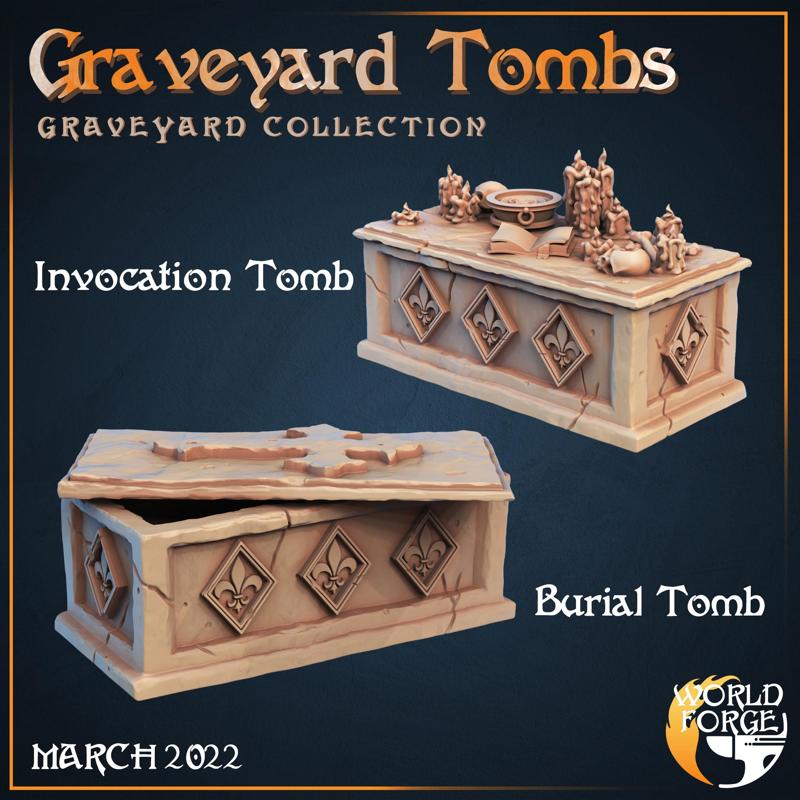 Graveyard Tombs x2