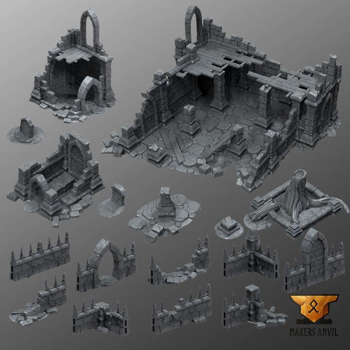 Ruined Church - Full Set