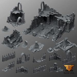 Ruined Church - Full Set