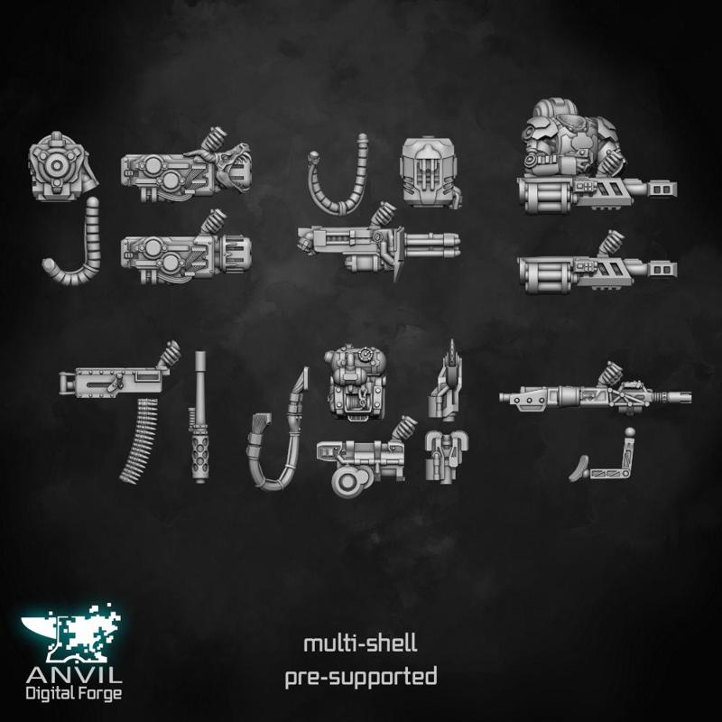 Regiments Man-Portable Heavy Weapons - Set #2 Anvil Digital