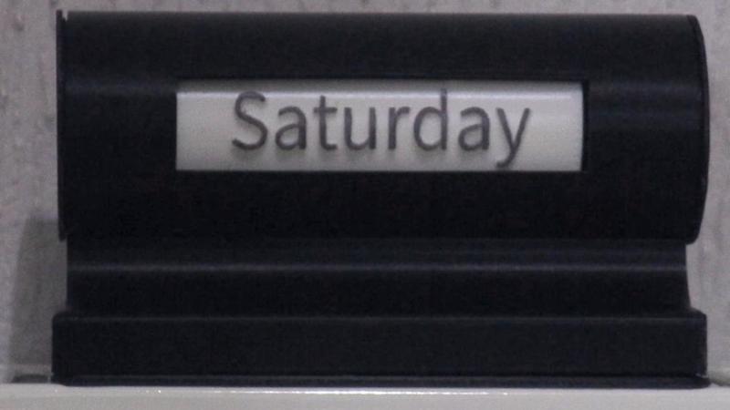 Day of the Week Clock