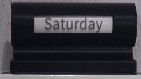 Day of the Week Clock