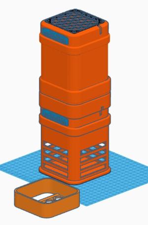 3D prining air cleaner