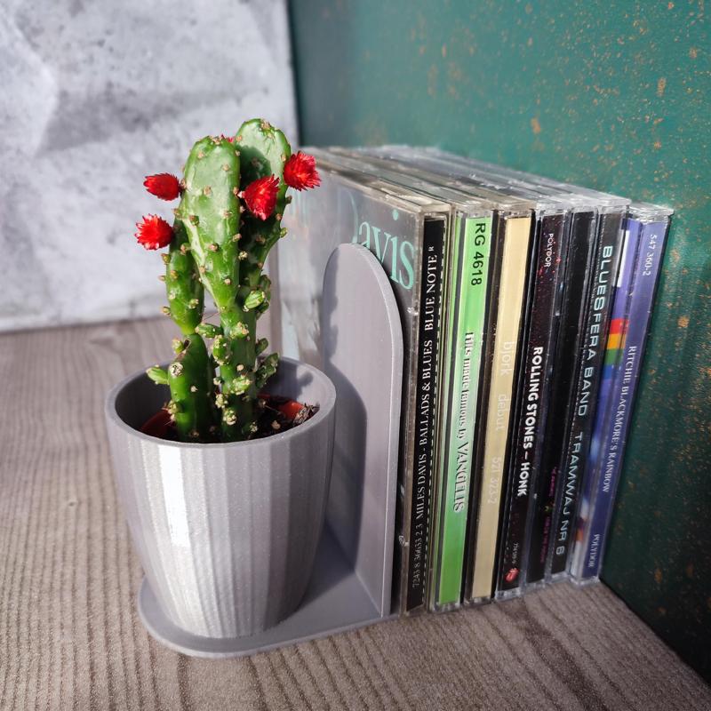 Podpórka pod płyty CD lub małe książki / CD-R support, flowerpot