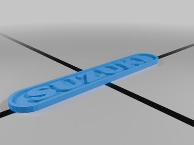 Suzuki DR650 Fuel Tank Emblem For Acerbis 5.3 Gallon Tank