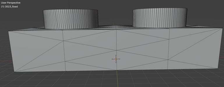 Lego Compatible (3023.dat) Plate 1 x 2 (remix)
