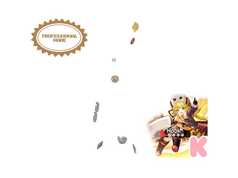 Honkai: Star Rail - Hook Accessories - Digital 3D Model Files - Honkai: Star Rail Cosplay - Hook Cosplay