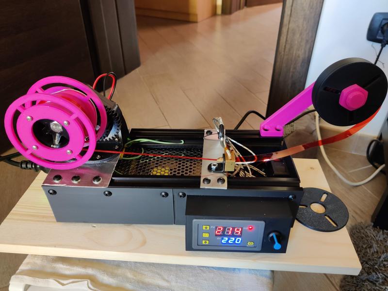 Compact PET Filament Machine 2020 Al profile