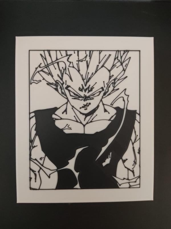 Majin Vegeta panel (dragon ball z)