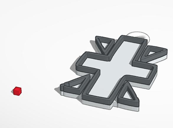 Llavero Digimon - Emblema de la sinceridad / Digimon's honesty emblem Keychain