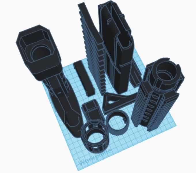 Nerf realistic assault pack (4) M4