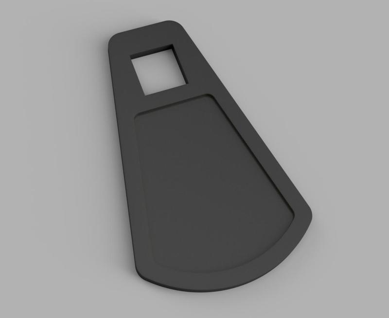 Zipper Bolo Tie - Blank Slider Tab