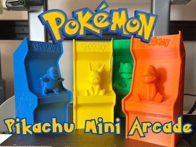 Mini Arcade Pokémon 3D – Pikachu Edition