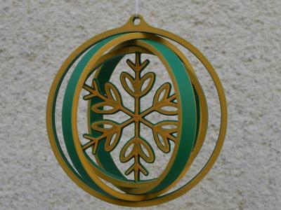 Christmas Bauble - Snowflake