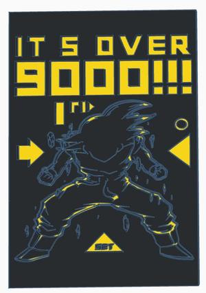 OVER 9000!!!! keychain