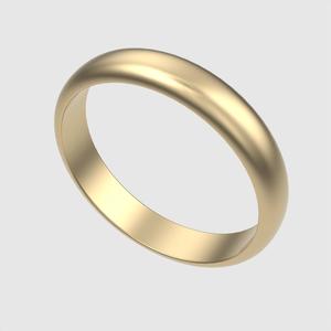 Classic Modern Band Ring 3D print