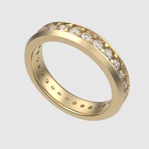 Classic Eternity Wedding Band 3D print