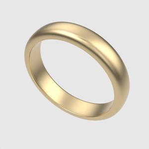 Versatile Domed Band Ring 3D print
