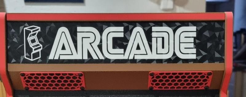 Logo Shield for Arcade Station Machine - easy to print