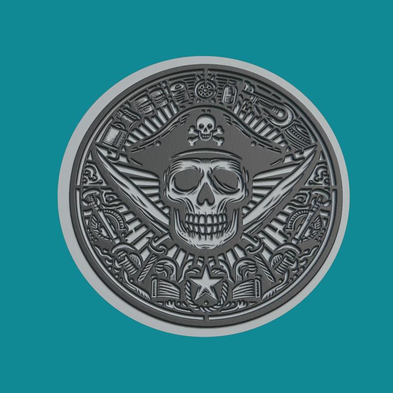 Pirate Medallion