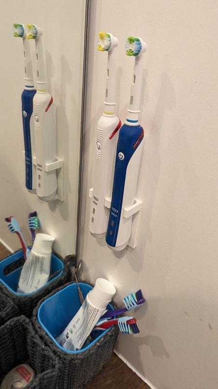 Oral-B electric toothbrush wall mount