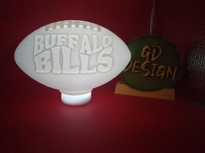 Buffalo Bills 3D WAVE NFL FOOTBALL TEALIGHT