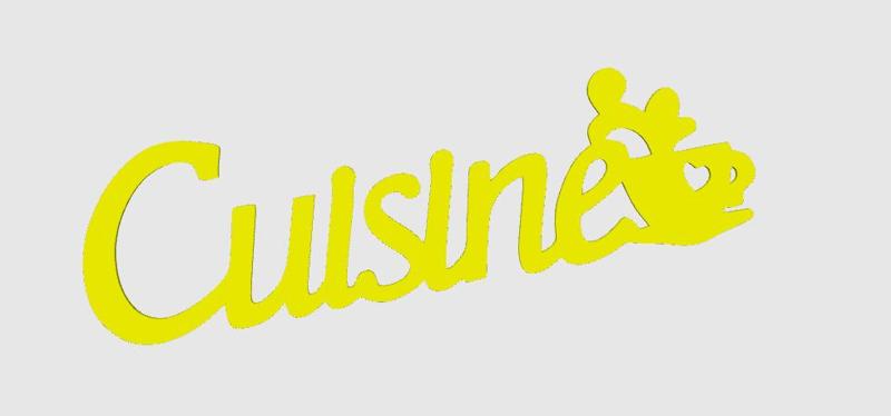 Cuisine wall decoration