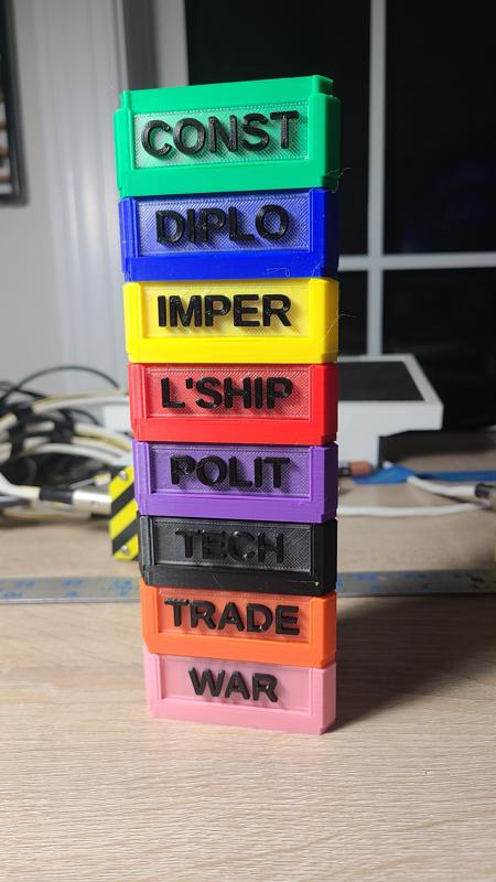 TI4 Turn Tracker Totem w/ Magnets