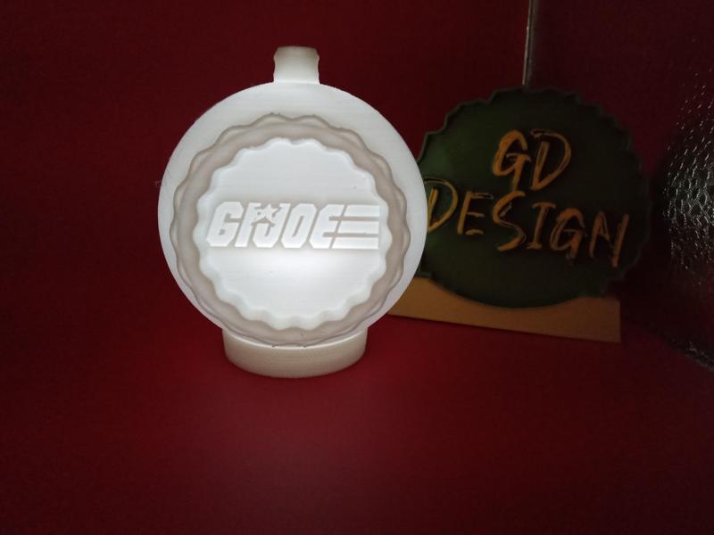 G.I.JOE CHRISTMAS ORNAMENT TEALIGHT