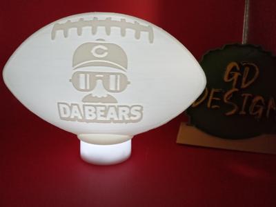 CHICAGO BEARS '85 VER 9 NFL FOOTBALL LIGHT