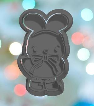 Easter Chic With Boots Cookie Cutter