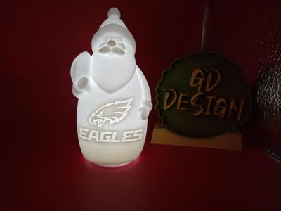 Philadelphia Eagles, CHRISTMAS NFL FOOTBALL SANTA LIGHT
