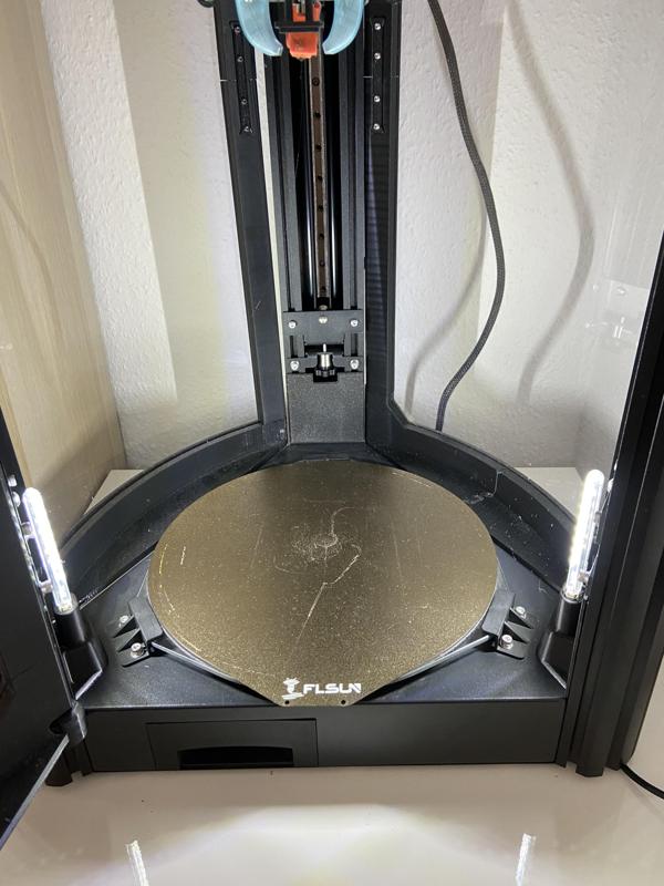 FlSun Super Racer Pillar Cover with integrated USB Lights