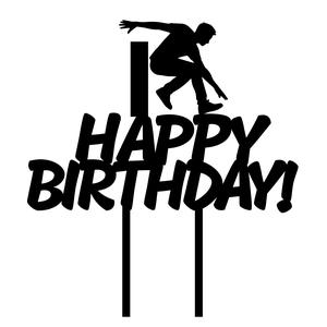 2 x TOPPER CAKE Parkour SPORTS