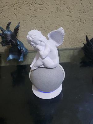 Suporte Alexa Echo Dot 4a e 5a Geração Anjo Dormindo