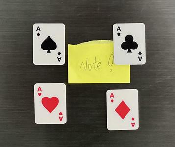 Playing Card Fridge Magnets