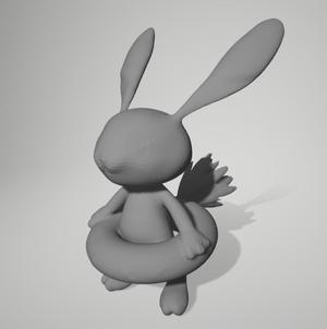 rabbit with a float pokémon leaked unreleased