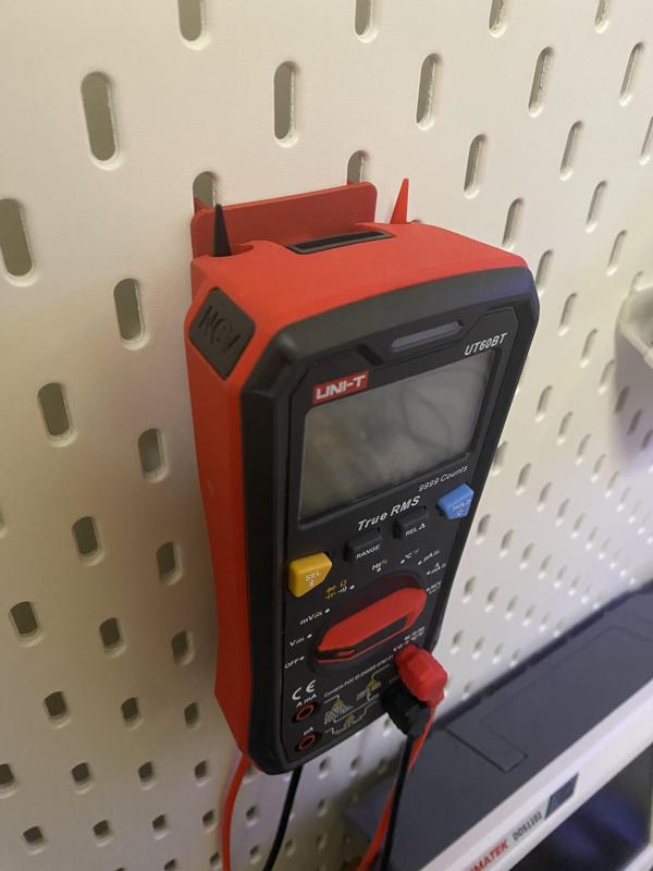 UNI-T UT60BT Multimeter Ikea Skadis Holder/Hook