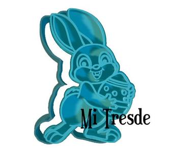 BUNNY WITH EASTER EGG CUTTER AND MARKER, BUNNY WITH EASTER EGG CUTTER AND MARKER