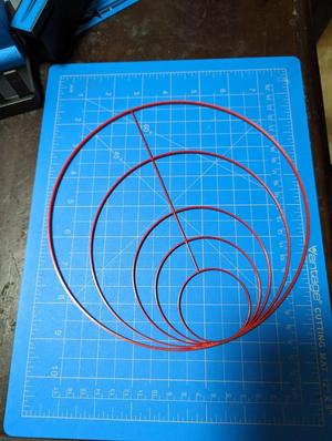 Circular templates for D&D