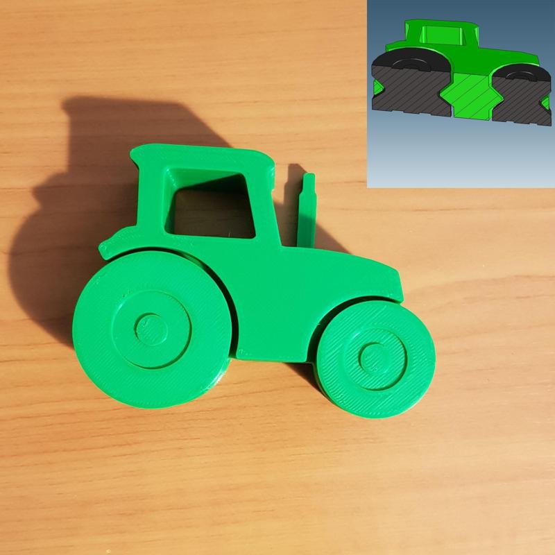 Tractor Print-in-Place