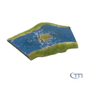 Curve modular river