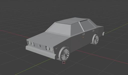 A car, a Zhiguli
