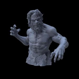 Werewolf Bust