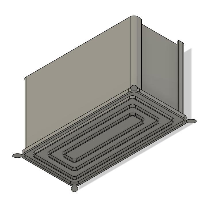 REMIX Stackable Teabagbox (Vase-Mode, Taller, Bedadhesion, Rounded Bottom)