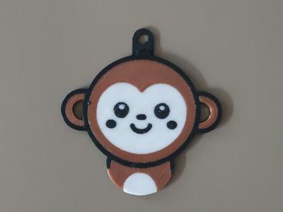 Cute Monkey Keychain